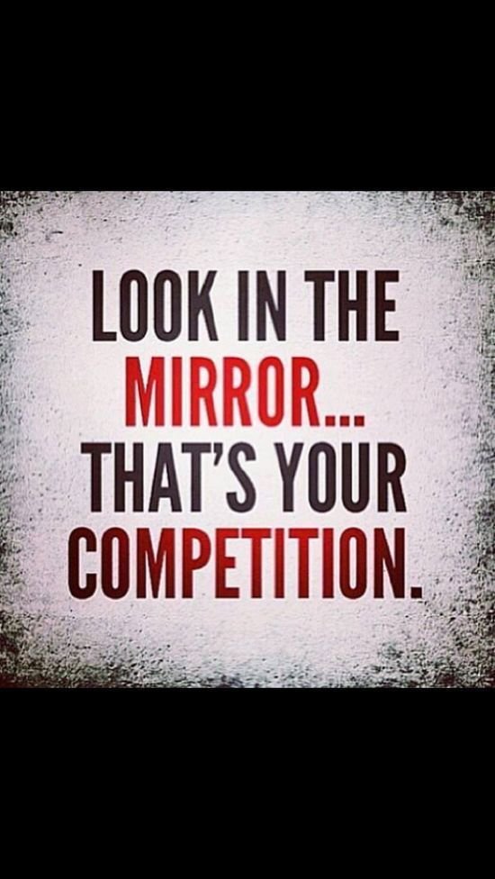 Look in the mirror - InspireMyWorkout.com - A collection of fitness