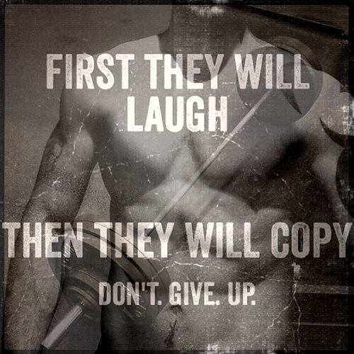 Dont give up - InspireMyWorkout.com - A collection of fitness quotes